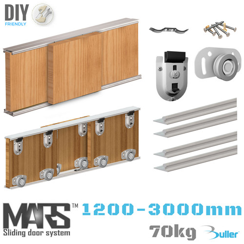 Wardrobe sliding door - door, track