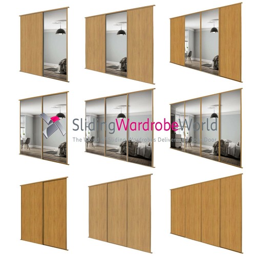 Oak mirror classic sliding - mirror,