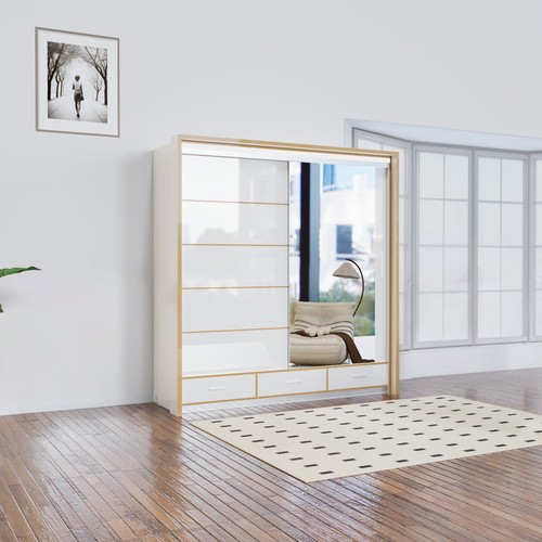 Sliding door wardrobe with - sliding,