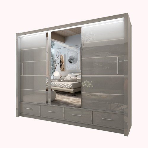 Modern high gloss 3 sliding - gloss, 2